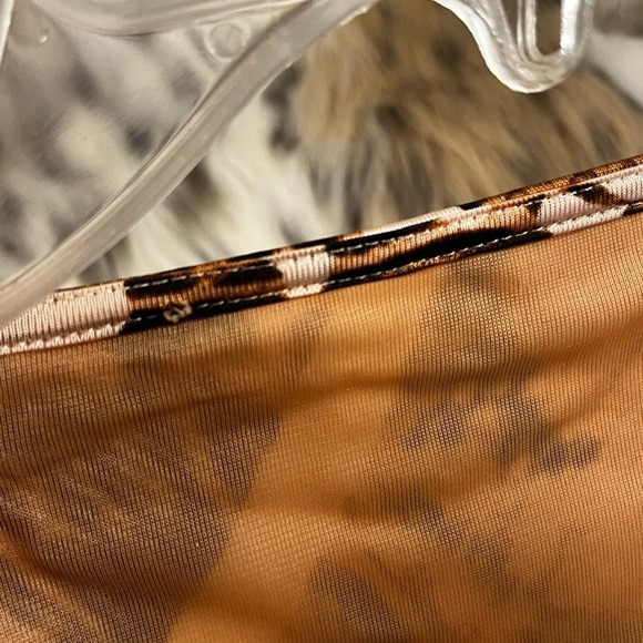 💎 Roberto Cavalli Class Midi Leopard & Floral Print Dress 48/14 large/xl EUC - Picture 6 of 15